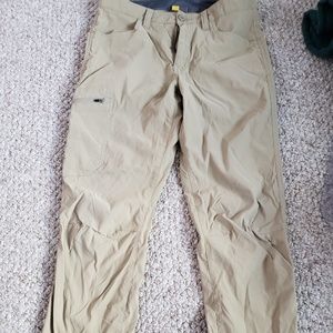 Eddie Bauer Tan Stretch Work Pants